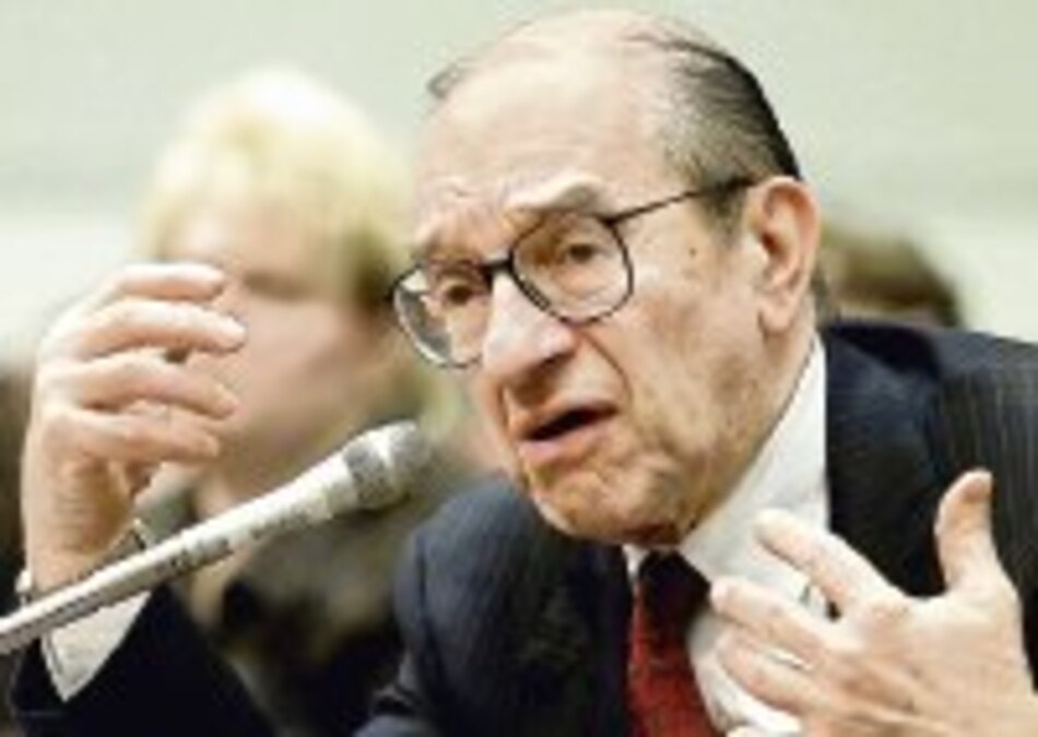Alan Greenspan advierte recesión en Estados Unidos