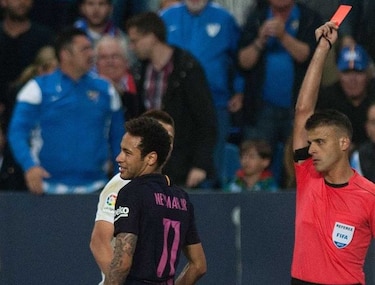 Neymar se perderá por sanción el Clásico contra el Real Madrid