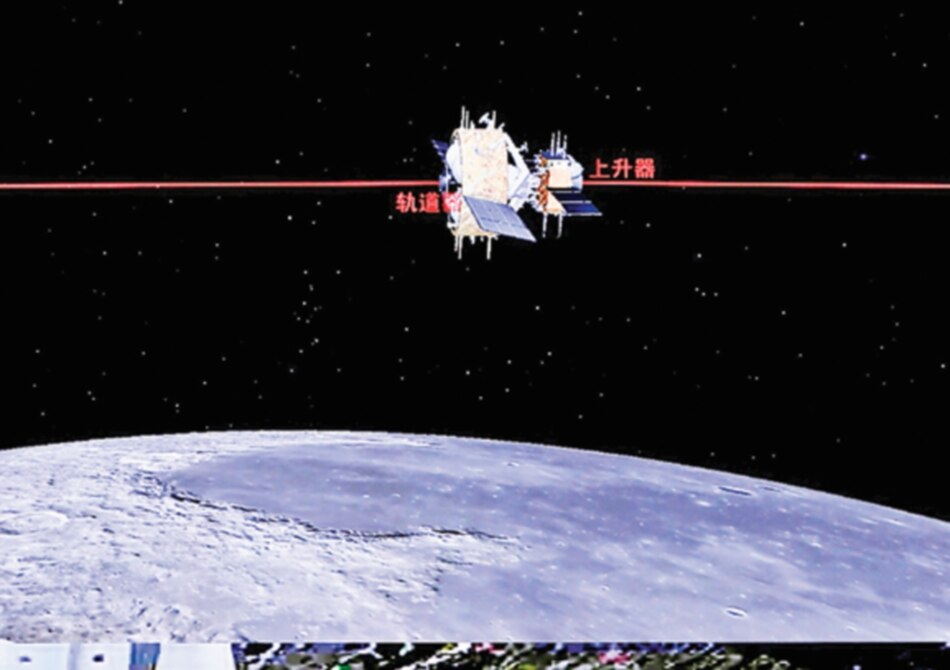 China realiza primer acoplamiento en órbita de la Luna