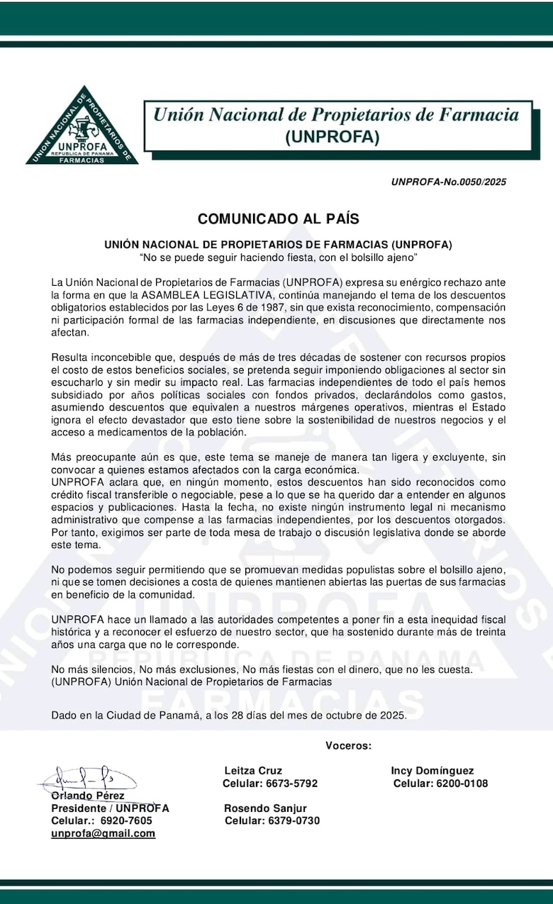 Descuentos a jubilados: dueños de farmacias dicen que no pueden seguir subsidiando