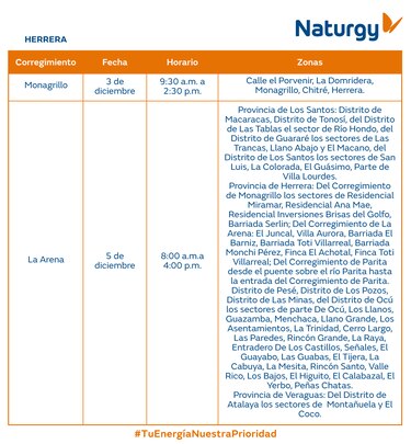 Trabajos de mantenimiento en la red eléctrica del 2 al 8 de diciembre de 2024