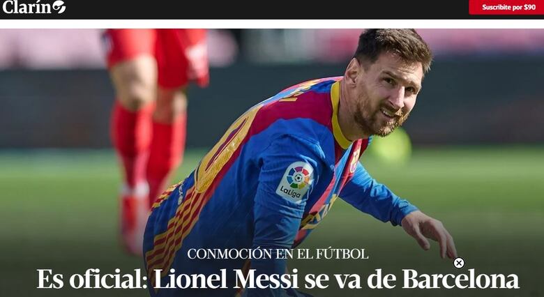 FC Barcelona: Messi no seguirá ligado más al club