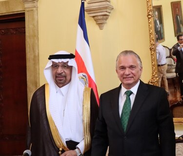 Costa Rica y Arabia Saudita fortalecen relación con visita de ministro de Inversiones