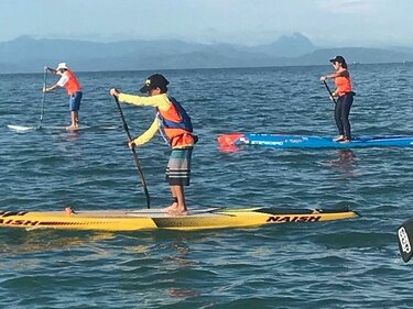 Niño de 10 años rema 7.8 millas de Veracruz a Taboga