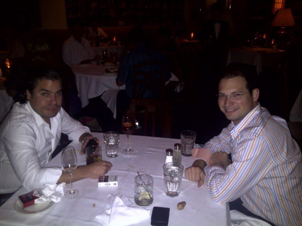 Andres Pagés (Izq.) y Luis Enrique Martinelli.