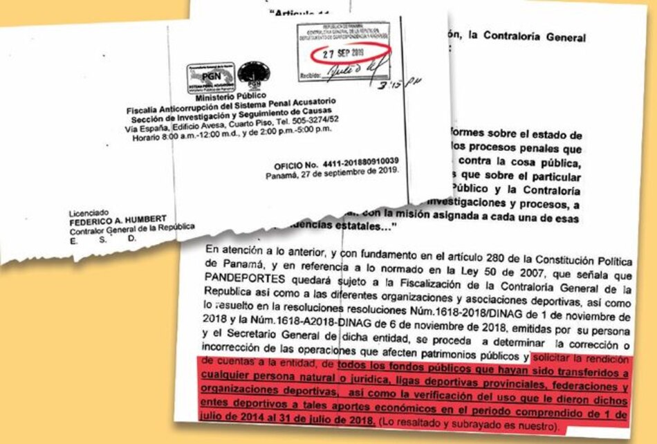 Piden a la Contraloría auditar otra vez a Pandeportes
