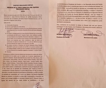 Directiva de RM autoriza a Martinelli para que escoja al nuevo candidato del partido para presidir la Asamblea