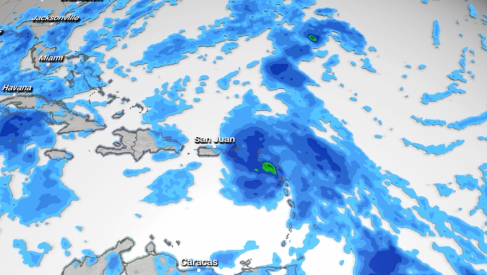 Tormenta tropical amenaza al Caribe, cerca de Antillas