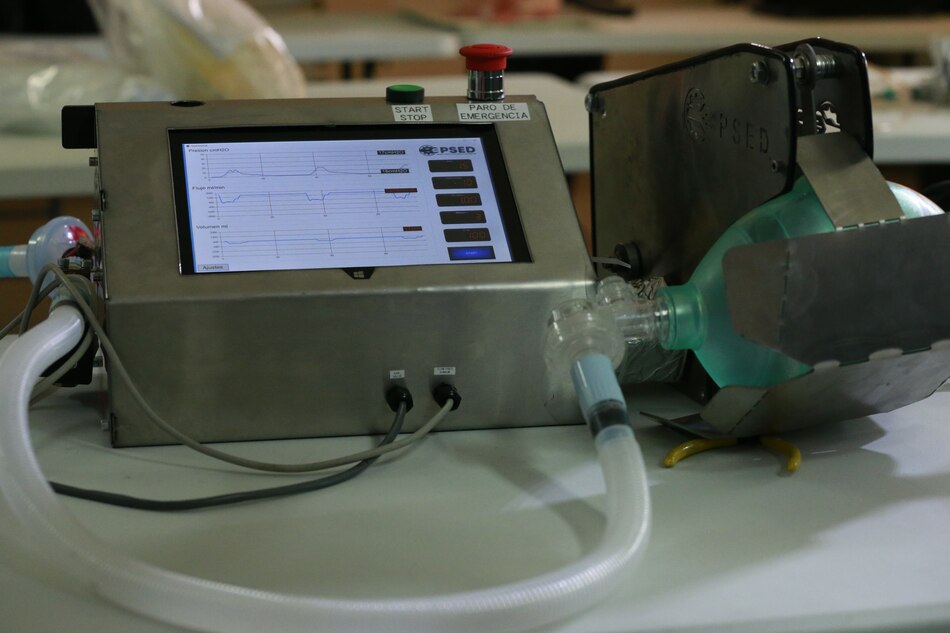 Ventiladores mecánicos locales están en la etapa final de pruebas con animales