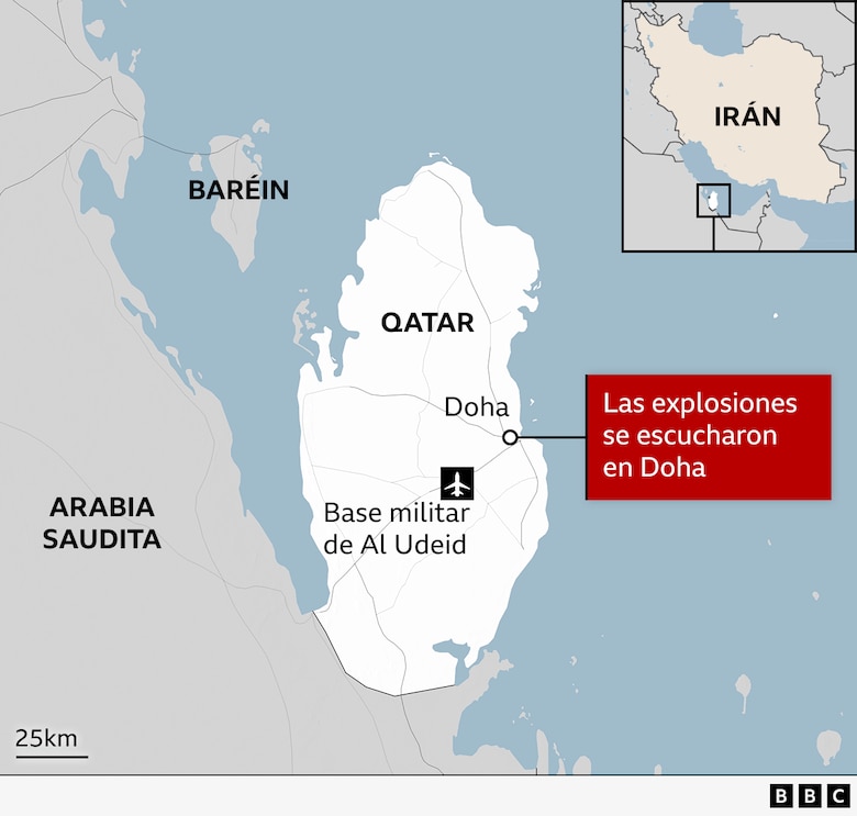 Irán lanza misiles contra la base militar de Estados Unidos en Catar sin causar grandes daños