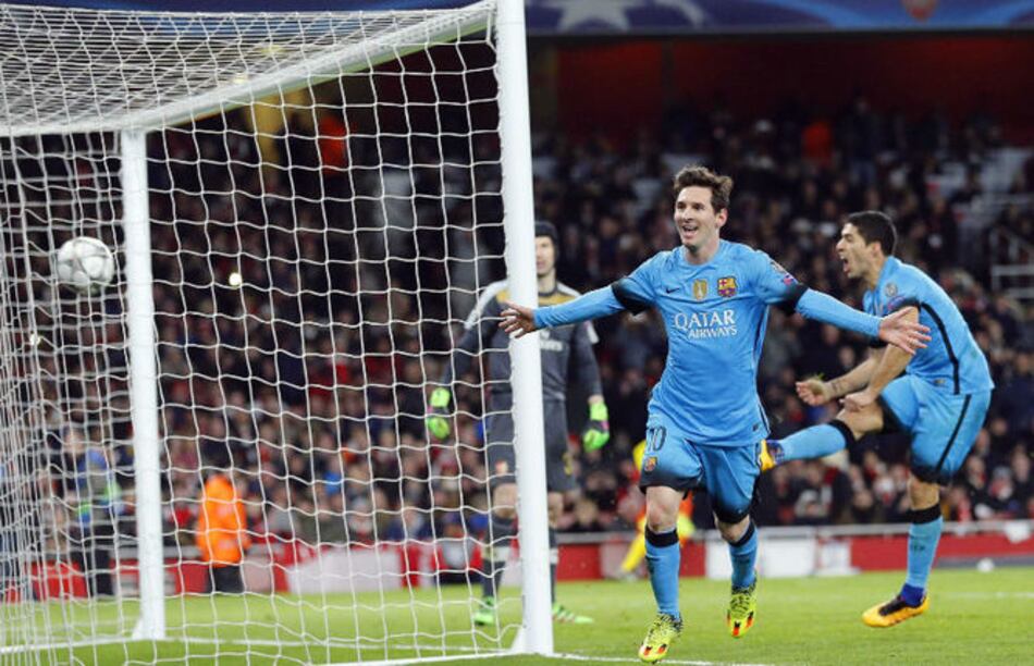 Con doblete de Messi, Barcelona se acerca a cuartos de final