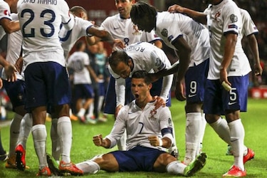 Cristiano Ronaldo rescata a Portugal con un gol en el descuento