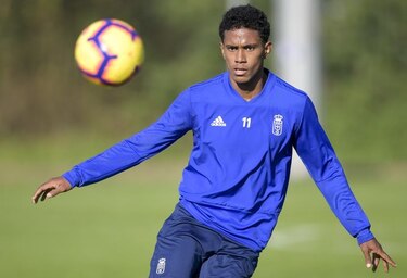 Edgar Yoel Bárcenas sigue encantado con la victoria en el derbi de Asturias
