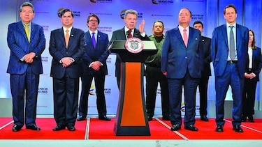 Santos: ‘No vamos a permitir que los violentos arriesguen la paz’