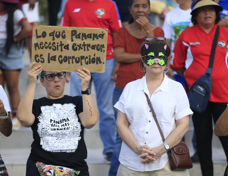 Protesta contra la minería: ciudadanos exigen respeto al fallo de la Corte Suprema de Justicia