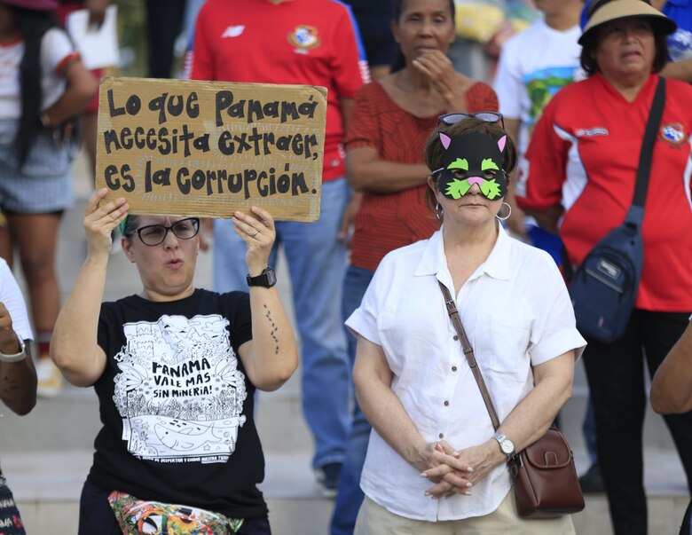 Protesta contra la minería: ciudadanos exigen respeto al fallo de la Corte Suprema de Justicia