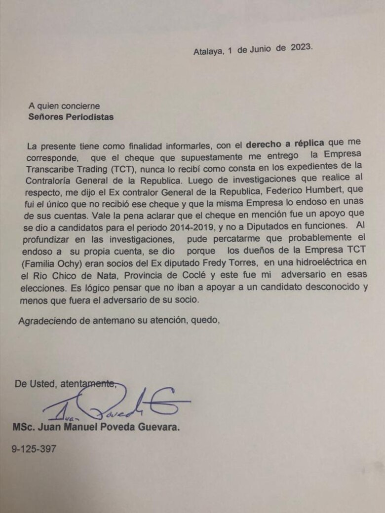 Elías Castillo dice que la transferencia de TCT fue una donación política; los demás guardan silencio