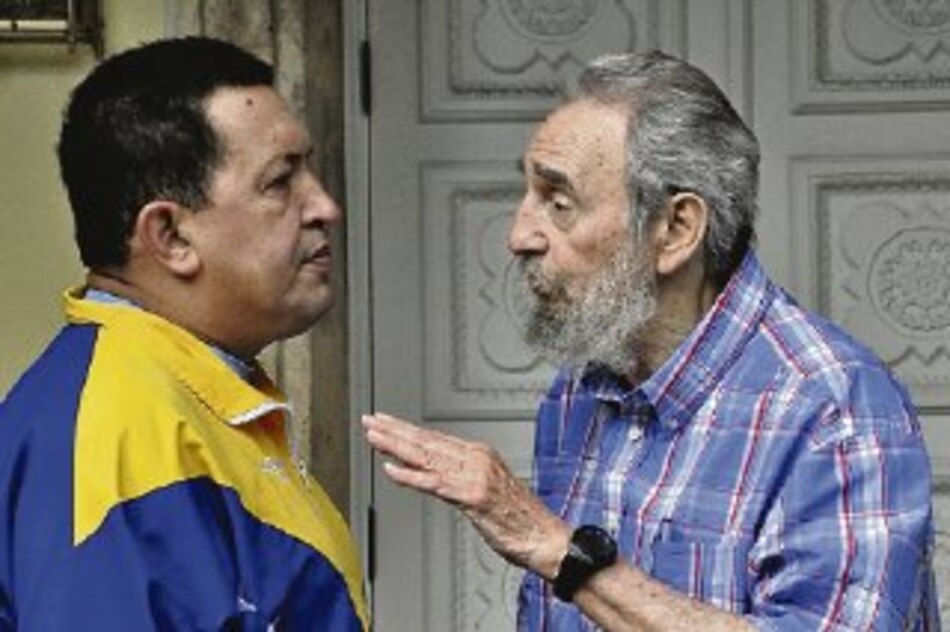 Castro y Chávez se reúnen