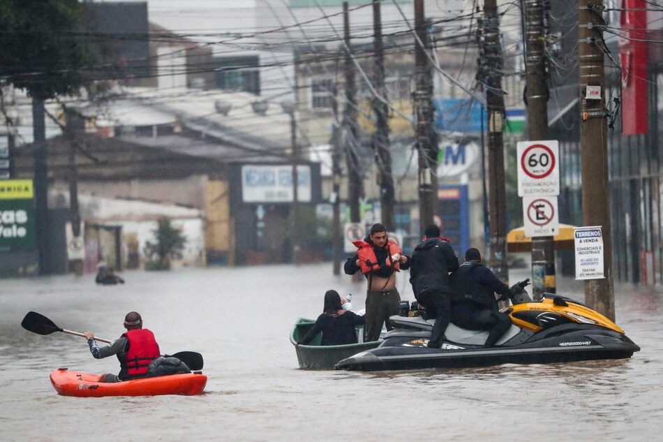 Brasil supera los 2.1 millones de damnificados por las fuertes lluvias en el sur del país