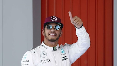Lewis Hamilton obtiene la 'pole' para el GP de España
