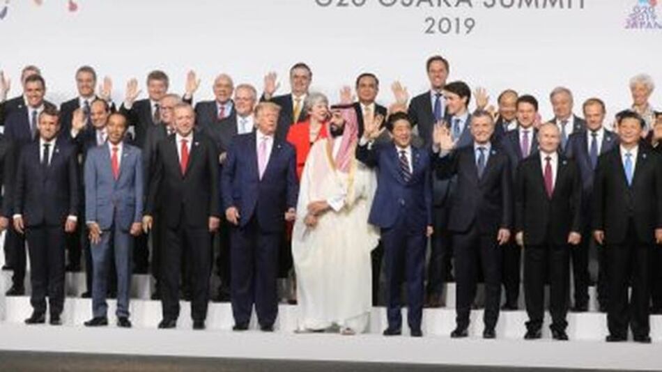 Trump y príncipe heredero saudí, protagonistas de foto del G-20