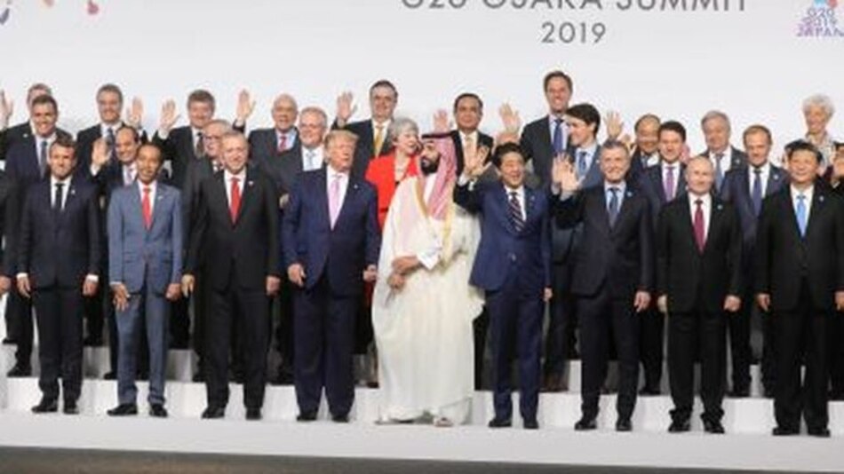 Trump y príncipe heredero saudí, protagonistas de foto del G-20