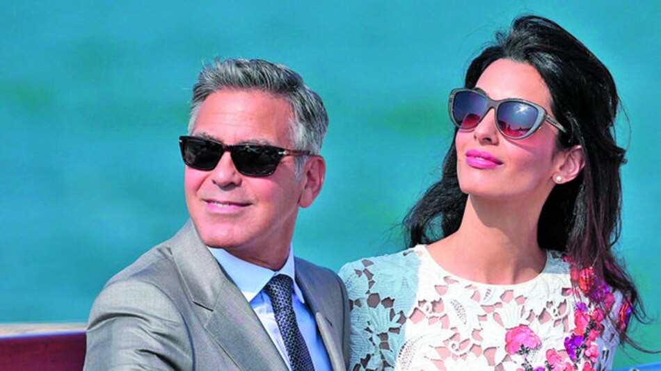 Clooney toma precauciones por embarazo de Amal