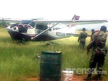 Fiscal confirma que avioneta transportaba droga