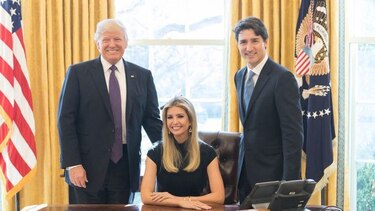 Ivanka Trump publica foto de sí misma en Oficina Oval