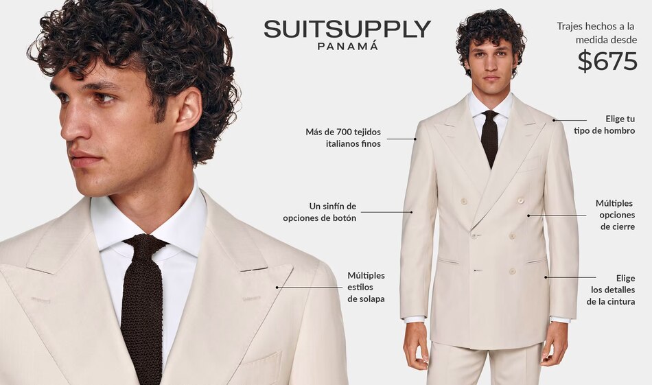 Hecho a la Medida: Fabrica tu modelo perfecto con Suitsupply