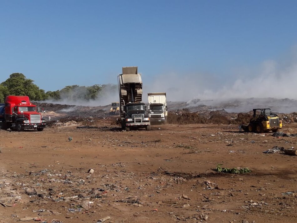 Incendio en vertedero de Chitré ha sido controlado en un 35%