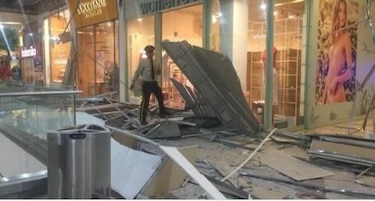 Derrumbe de techo en centro comercial de Bogotá deja 14 heridos