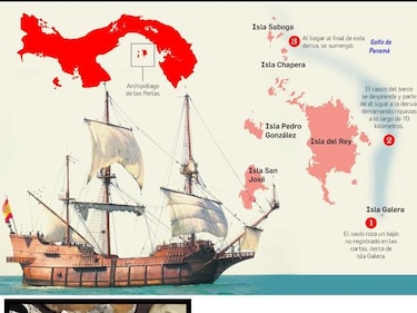 ‘Daños’ en galeón  San  José