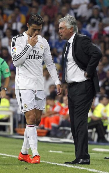 Cristiano se entrena con el grupo y Ancelotti confirma que puede jugar