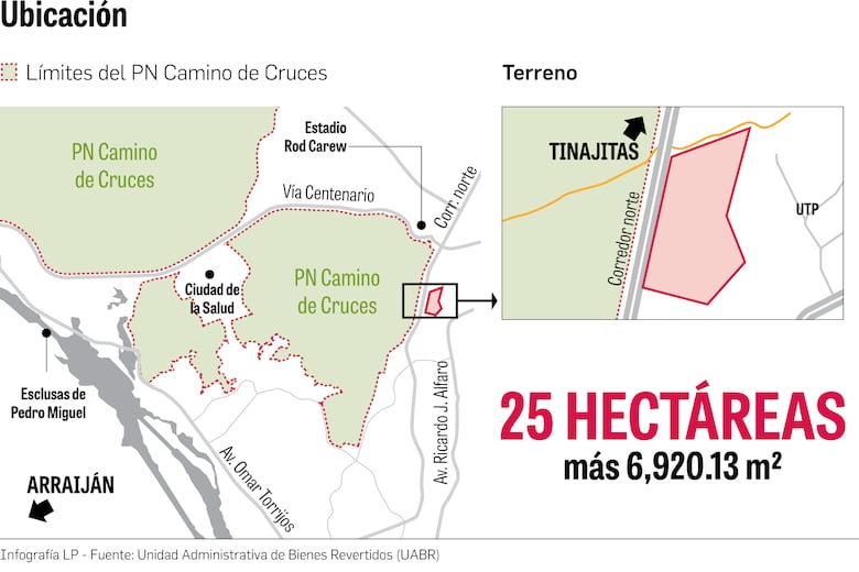 La Ciudad Judicial colinda con bosques de Camino de Cruces