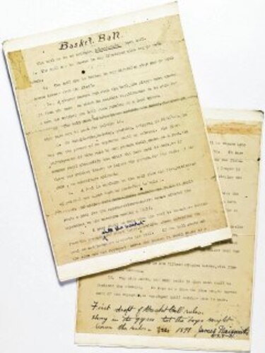 Subastan primeras reglas del baloncesto