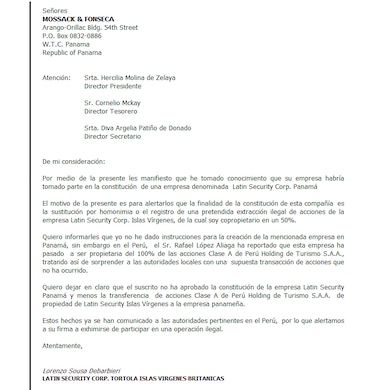 López Aliaga y los Panama Papers