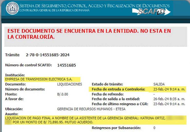A más de $1.6 millones se eleva cifra de liquidaciones de Etesa