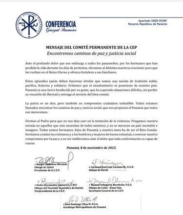 CEP: ‘Evitemos que el ensañamiento se posesione de nuestro país’