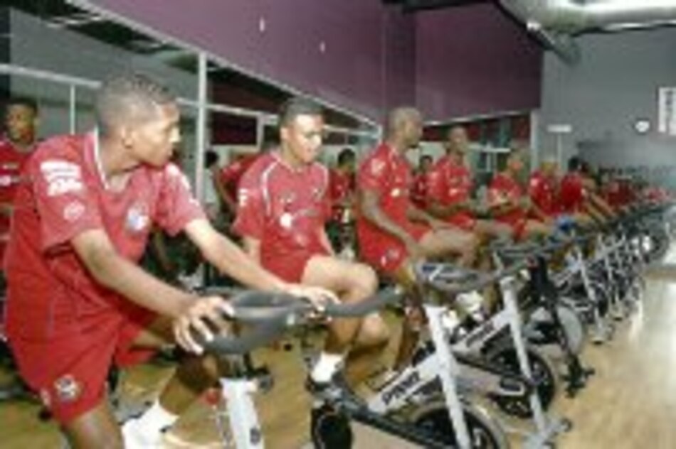 La selección, a toda máquina