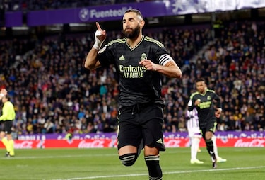 Un doblete de Karim Benzema le da la victoria al Real Madrid