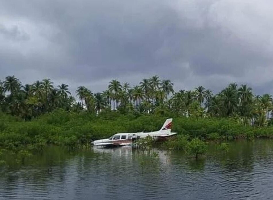Avioneta comercial sufre accidente en Guna Yala