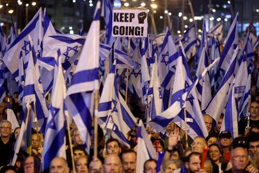 Más manifestaciones contra la reforma judicial en Israel, a espera de la gran protesta