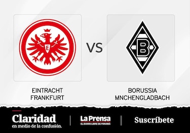 Borussia Mönchengladbach se enfrentará esta noche de local a Eintracht Fráncfort