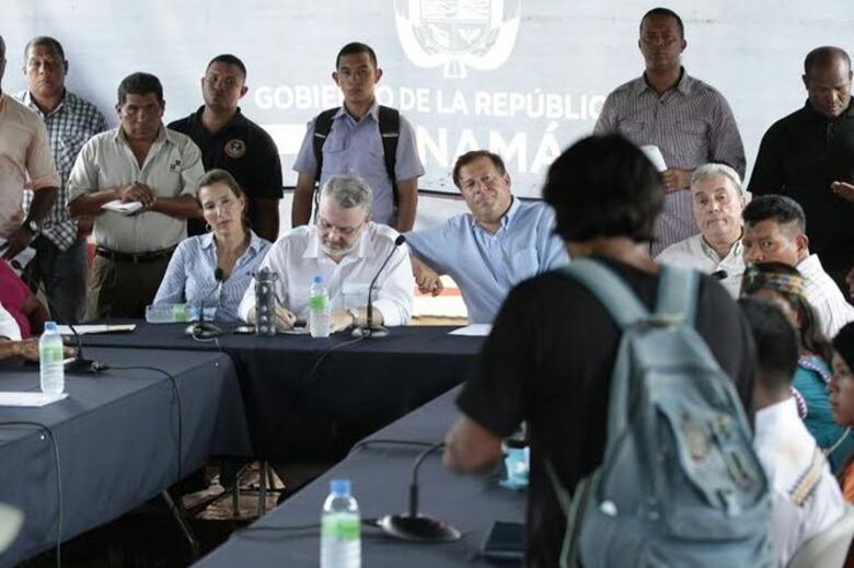 Presidente Varela e indígenas dialogan sobre el futuro de Barro Blanco