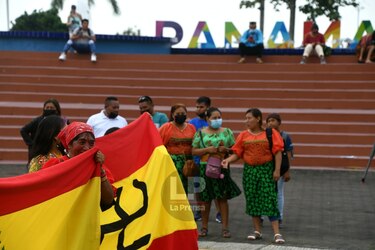 Pueblos indígenas también salen a protestar, reclaman que el Gobierno atienda sus peticiones