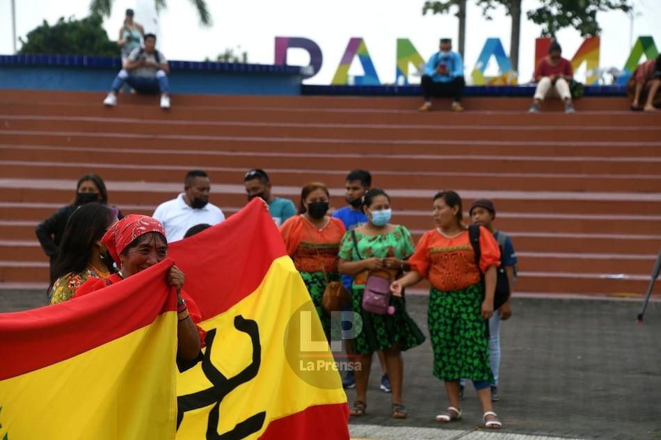 Pueblos indígenas también salen a protestar, reclaman que el Gobierno atienda sus peticiones