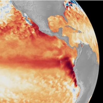 NOAA confirma que el fenómeno de El Niño podría convertirse en uno de los más intensos en 75 años