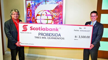 Scotiabank y Probidsida apoyan programas
