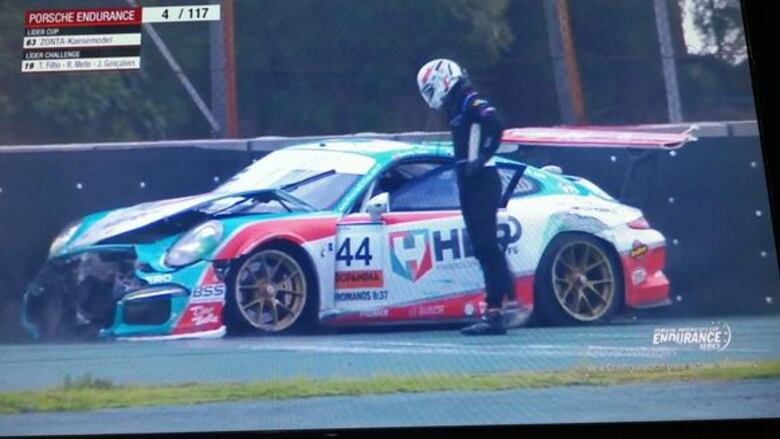 El piloto panameño Marcus Vario sufre accidente en Brasil; aquí el video